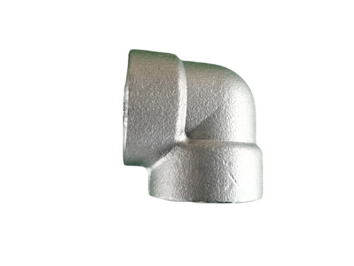 Galvanized threaded elbow