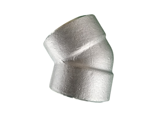 45 degree galvanized socket elbow