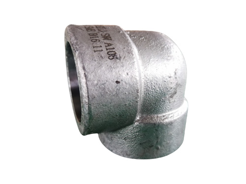 Galvanized socket elbow