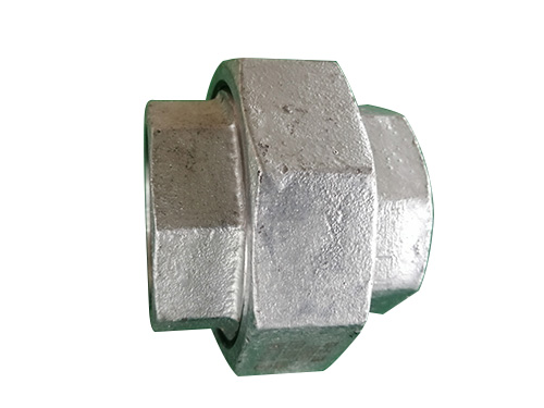 Galvanized threaded union