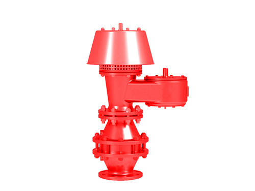 Tube end fire stop breather valve